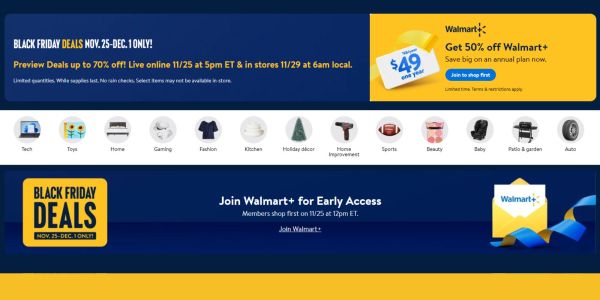 Walmart 2024 Black Friday sale.