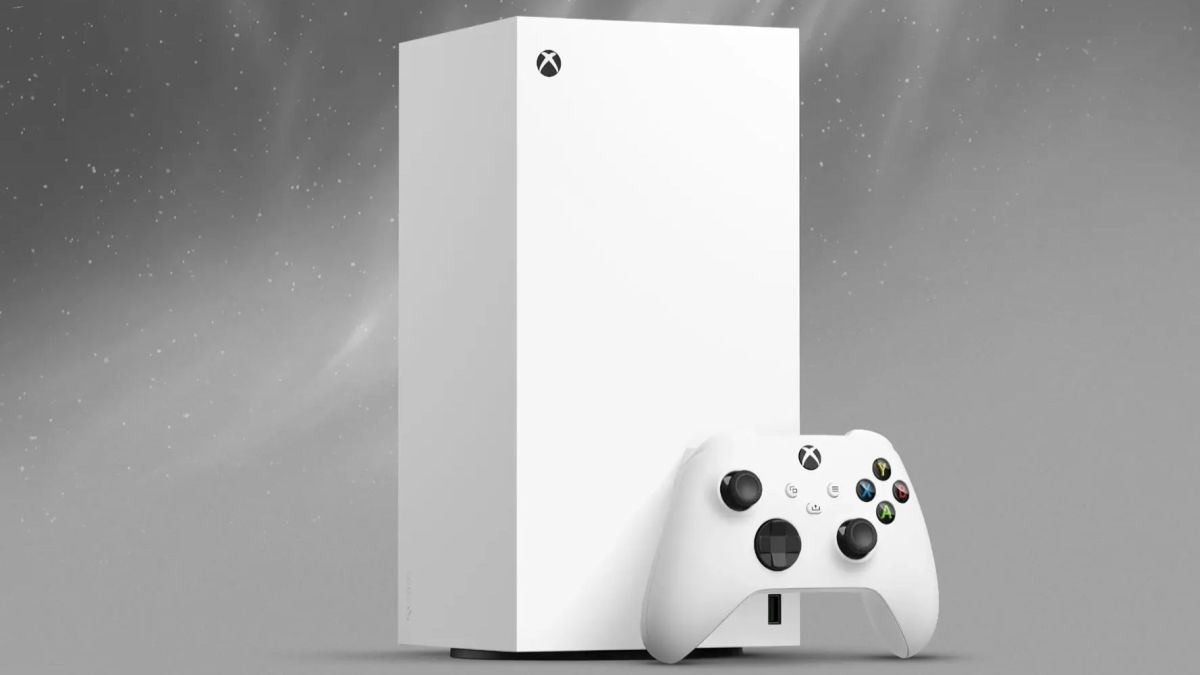 Image showing a render of Xbox Series Digital edition in white.