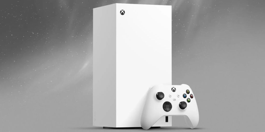 Image showing a render of Xbox Series Digital edition in white.