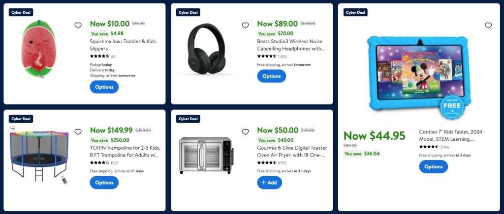 Walmart Cyber Monday sale