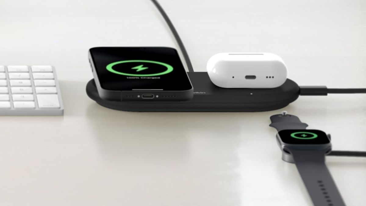 Image showing a render of Belkin charging pad.