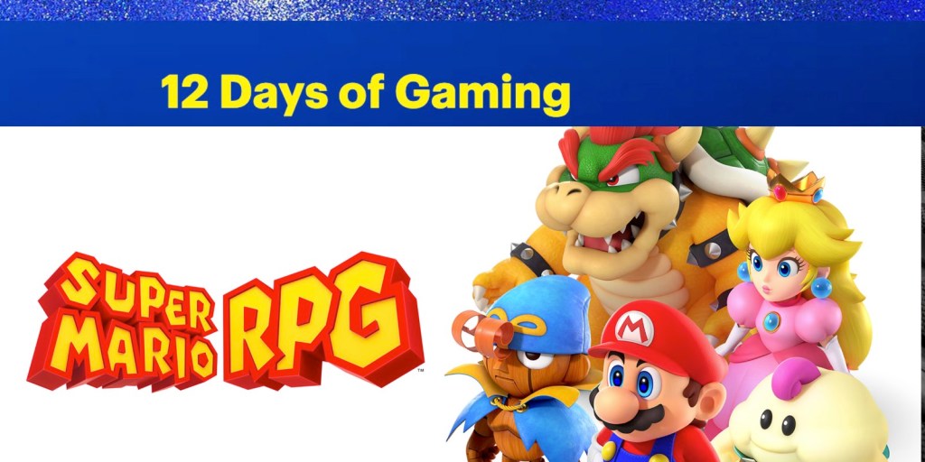 Best Buy 12 Days of Gaming sale Mario