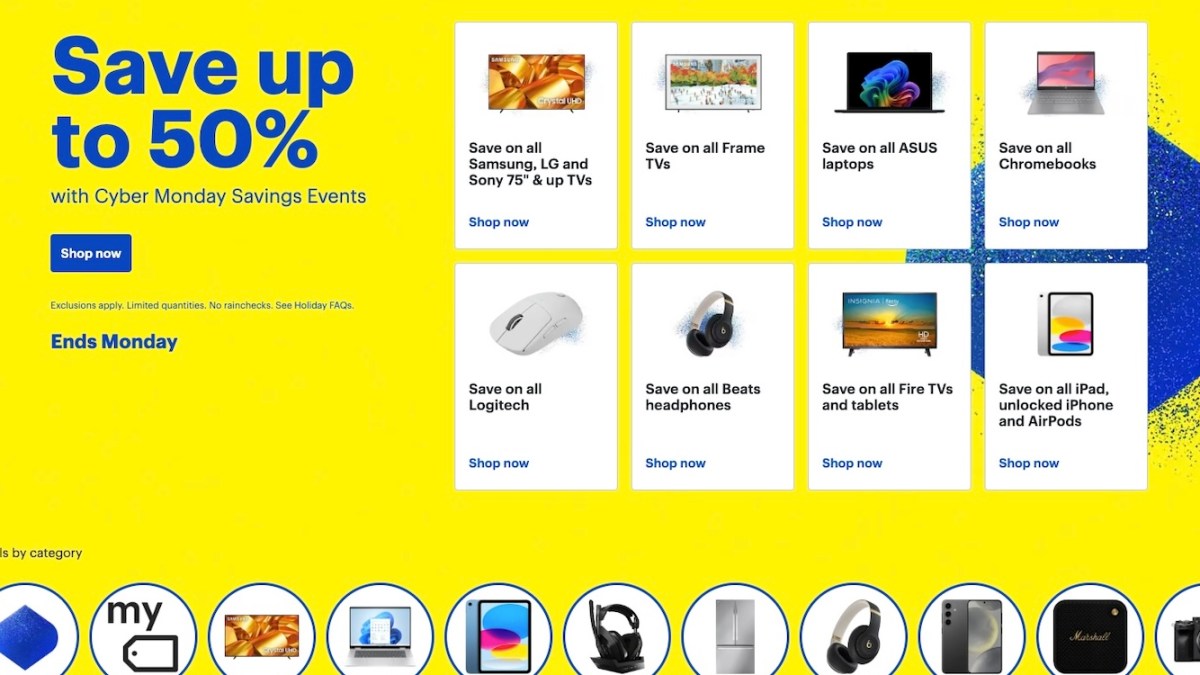 Best Buy official 2024 Cyber Monday sale