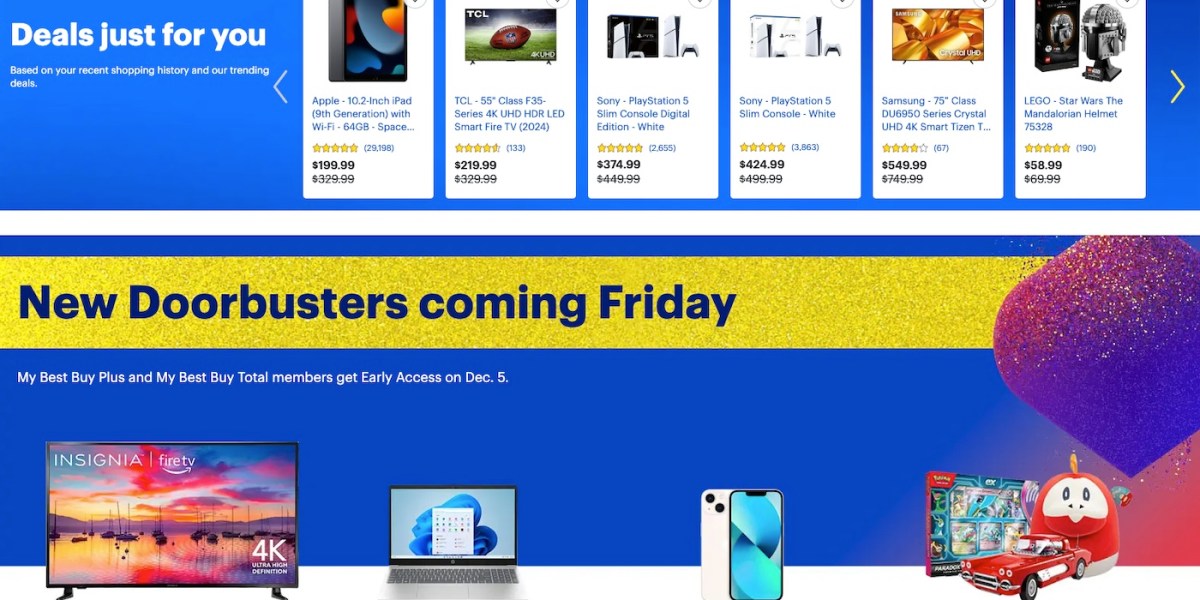 Best Buy Doorbusters roll on for holiday 2024