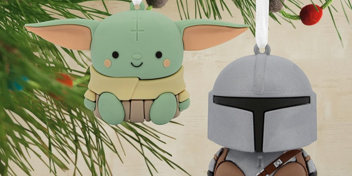 Hallmark Better Together Star Wars- The Mandalorian and Grogu Magnetic Christmas Ornaments