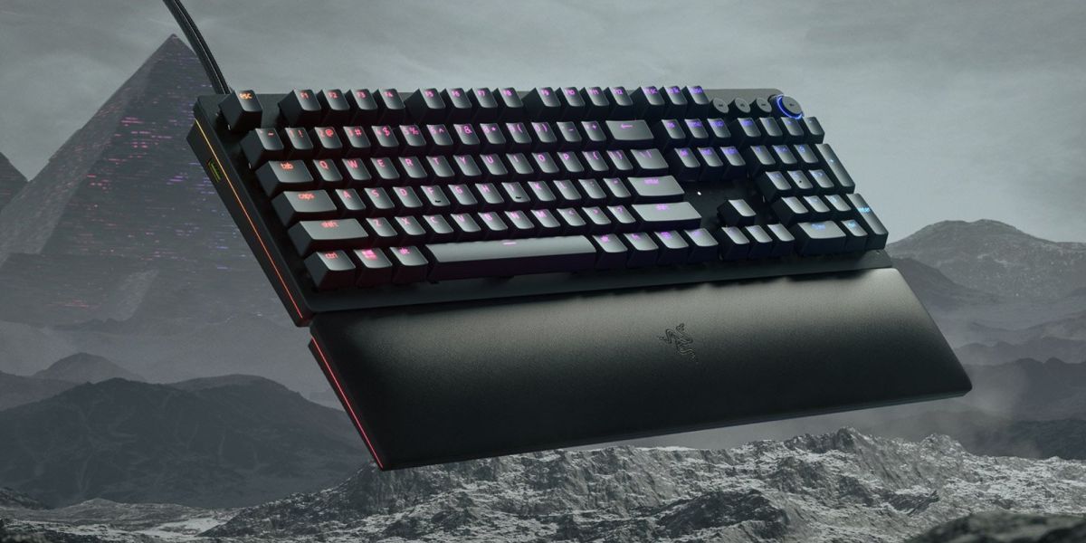 Image showing Razer's Huntsman V2 gaming keyboard.