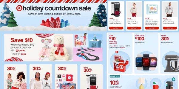 Target Holiday Countdown Sale