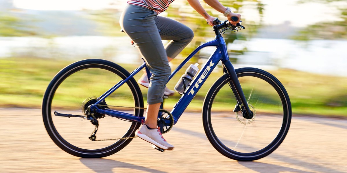 a person riding a bicycle