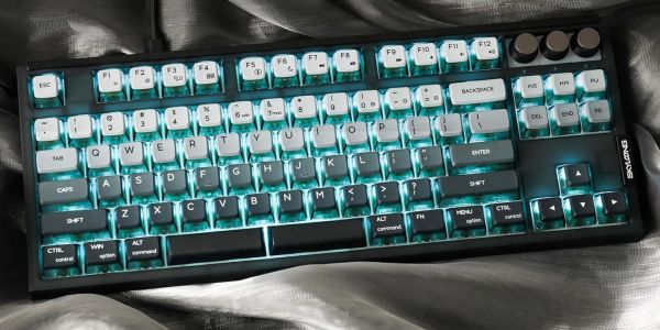 Image showing a render of Epomaker's Skyloong GK87 TKL keyboard.