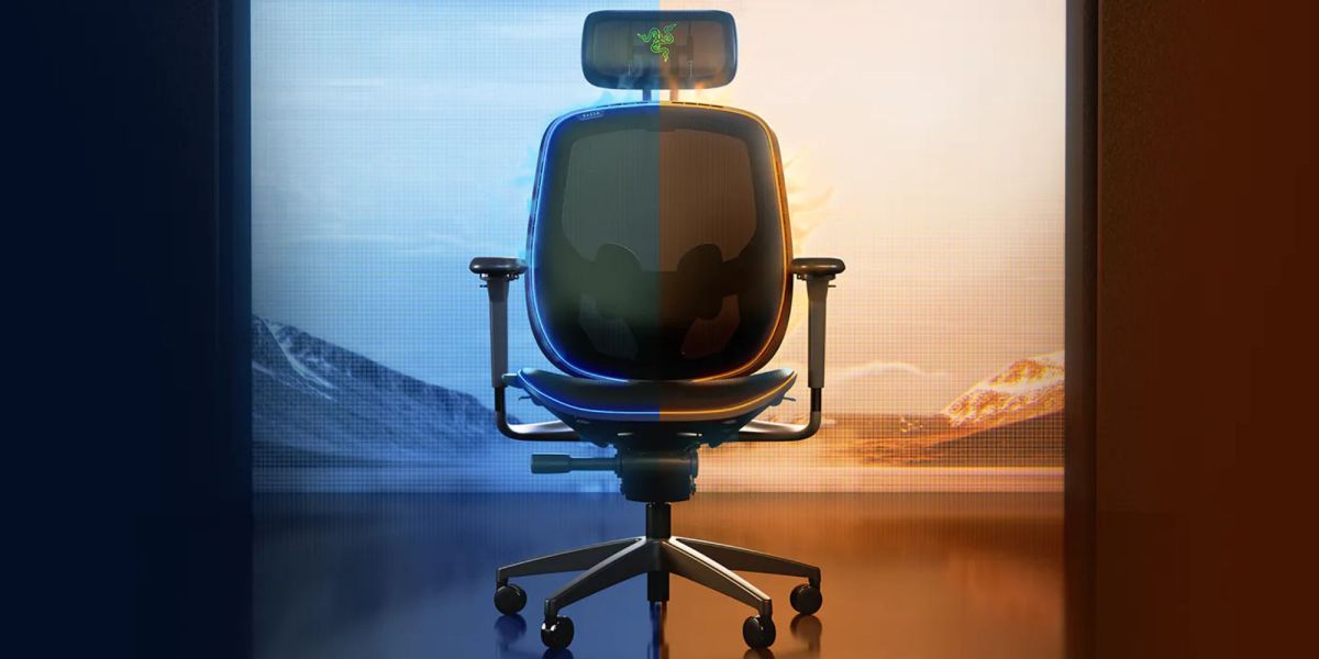 Image showing a render of Razer's Project Arielle gaming chair.